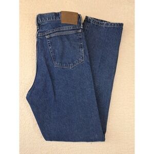 Cabelas Jeans Mens Size 36 x 36 Blue Outdoor Hiking Hunting Rugged 100% Cotton